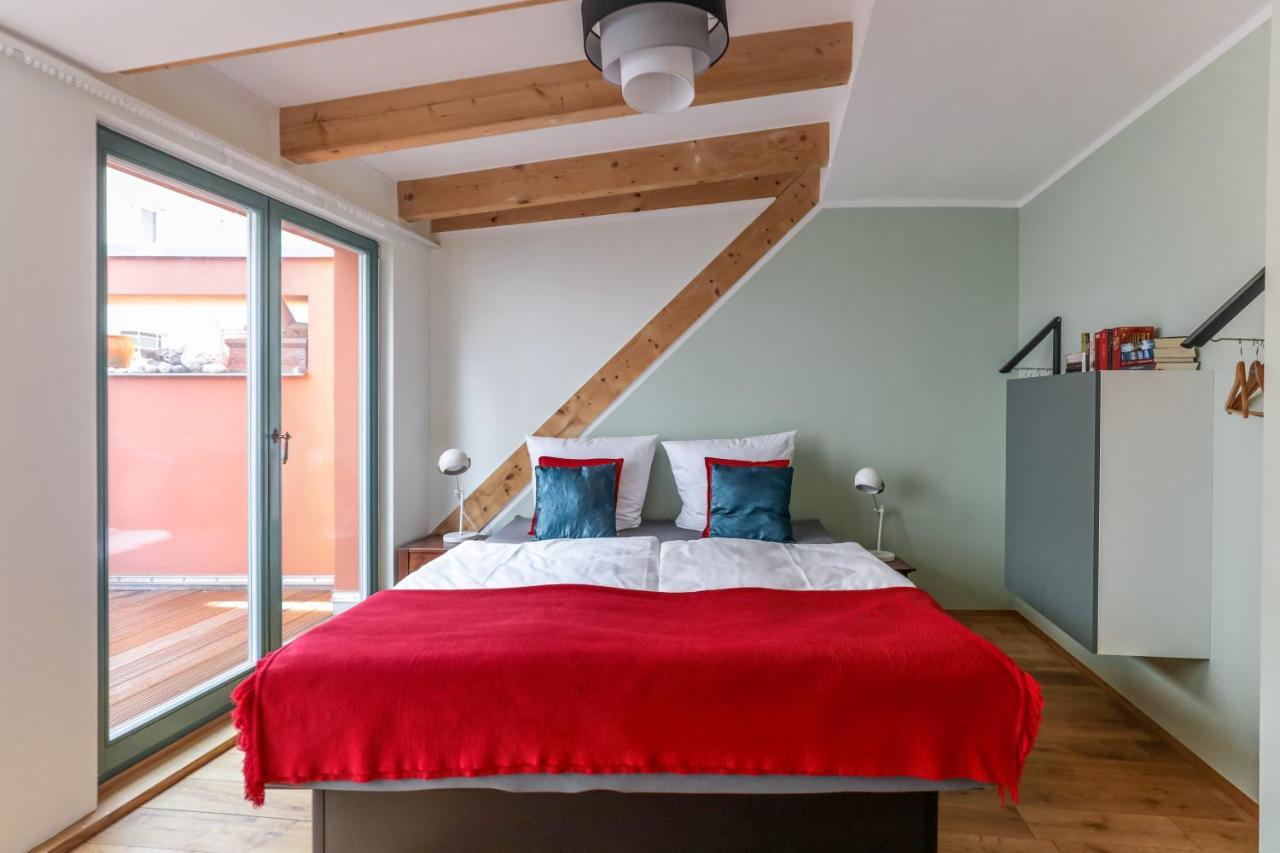 Bohnapartments Bauhaus - Absolutes Zentrum - Terrasse - Vollausstattung - Wlan Weimar Kültér fotó